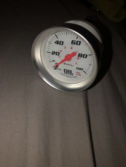 Oil press gauge
