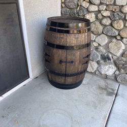 Wine Barrel Bar/diaplay Case