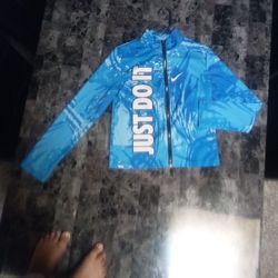 A Blue Nike Jacket 