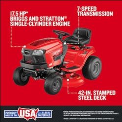 NEW EXPERIENCE OWNING CRAFTSMAN