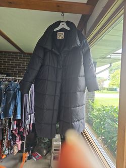 Winter Puffer Coat,  black size L
