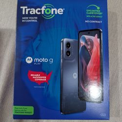 Moto G Play 2024 With 1 Year 1,500 Minutes / 1.5G plan on Tracfone.