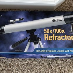 Refractor Telescope With Tripod 