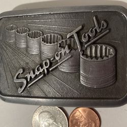 Vintage Belt Buckle Snap On Tools