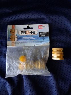 Pro Fit refrigerate line and braass hose connection