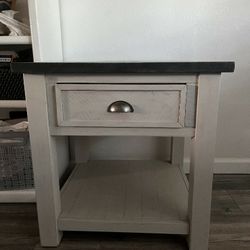 Solid Wood End Table
