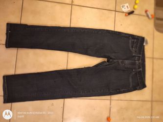 Dark Wash Straight Leg Denim Jeans