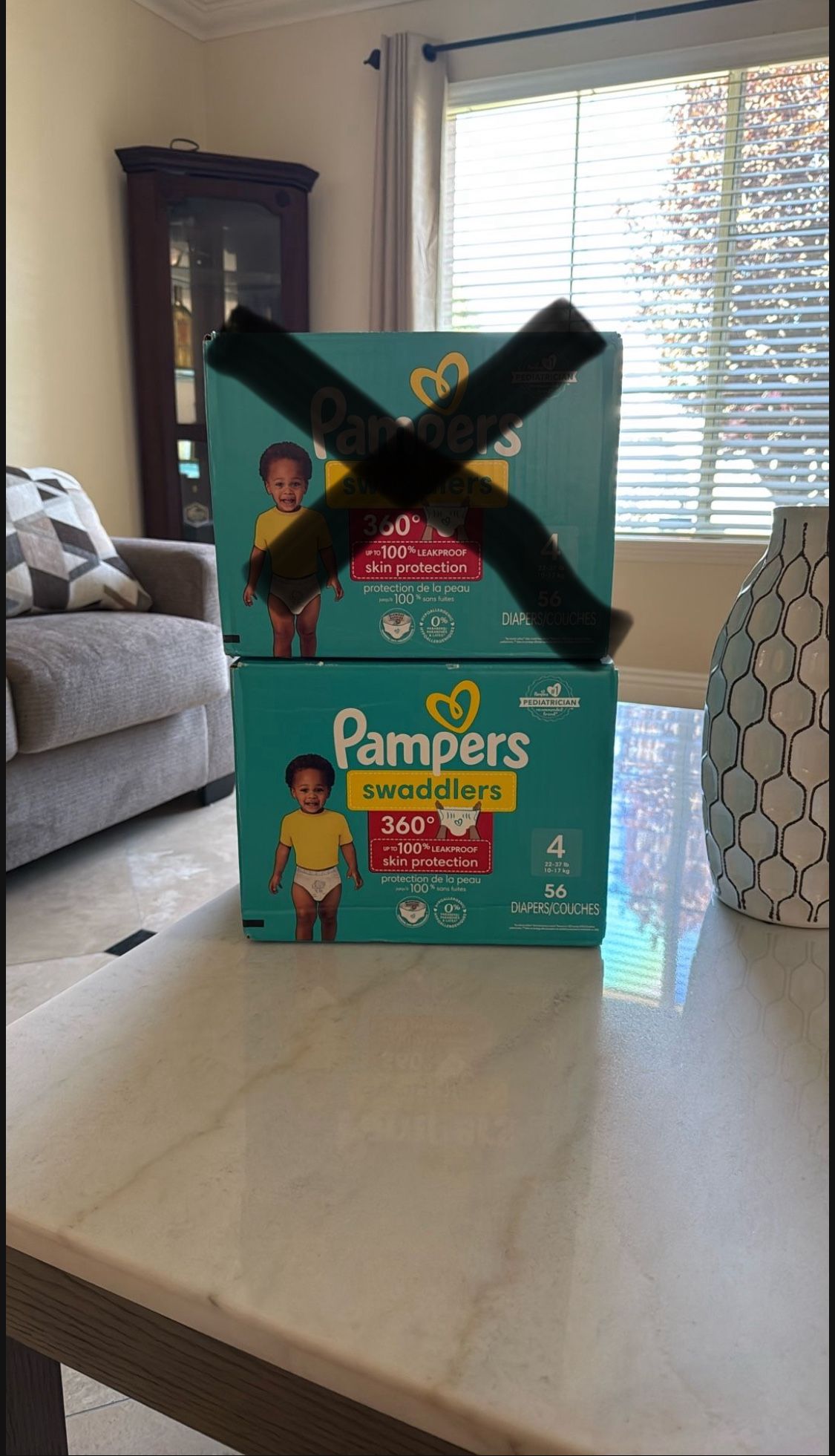 Pampers Swaddlers 360 Size 4 $20 Each