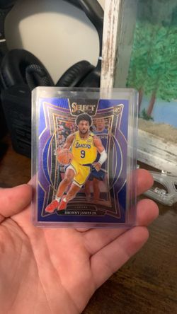 Bronny James rookie select card