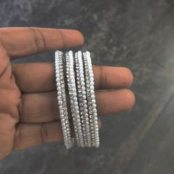Silver Bangles