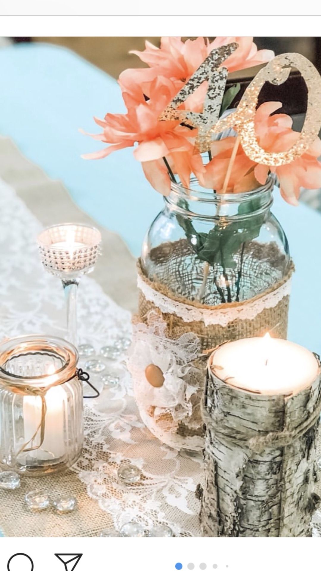 Rustic wedding items
