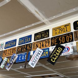 License Plate Collection 