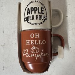 Seasonal Pumpkin Mugs