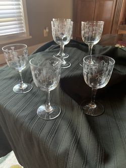 Mid-century cordial glasses (set of 6)