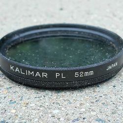 Kalimar 52mm PL Polarizer Camera Lens Glass Filter