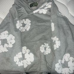 Grey Denim Tears Hoodie, Size S