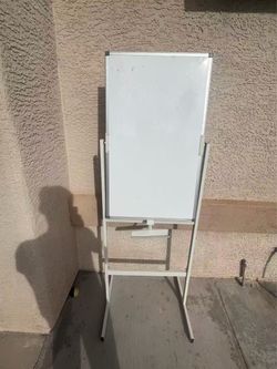 Large Standing Magnetic Whiteboard with Stand (39" x 23")