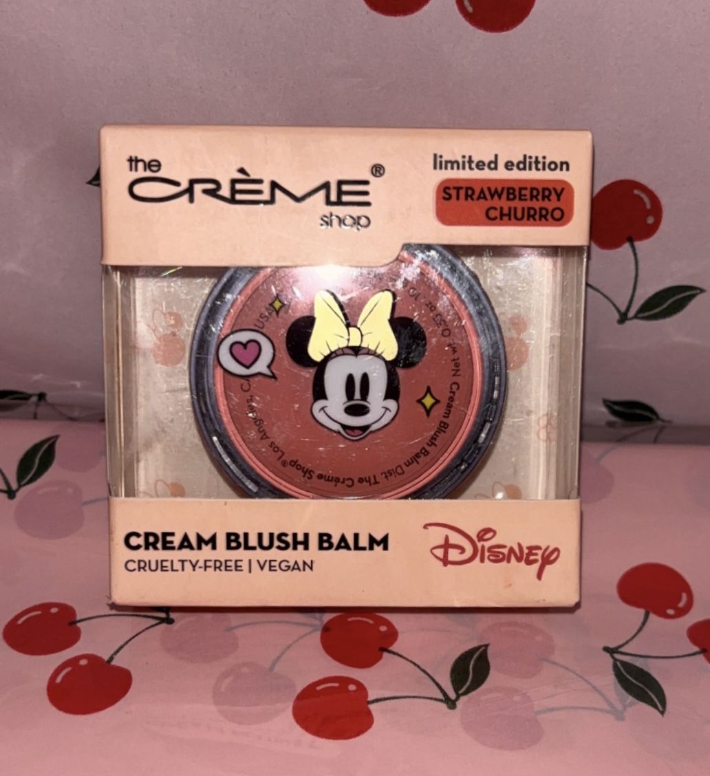 The Crème Shop X Disney: Cream Blush Balm In Strawberry Churro