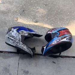 Motocross / Dirt Bike Helmets – Good Condition – Great Deal!