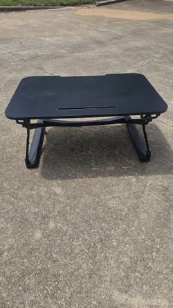 35" Adjustable scissor lift Desk Riser, Black