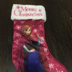 Frozen Christmas stockings purple ornaments