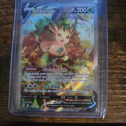 Pokemon Card Leafeon V 167/203