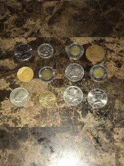 Silver And Bronze Included 5 USA Kennedy Half Dollar