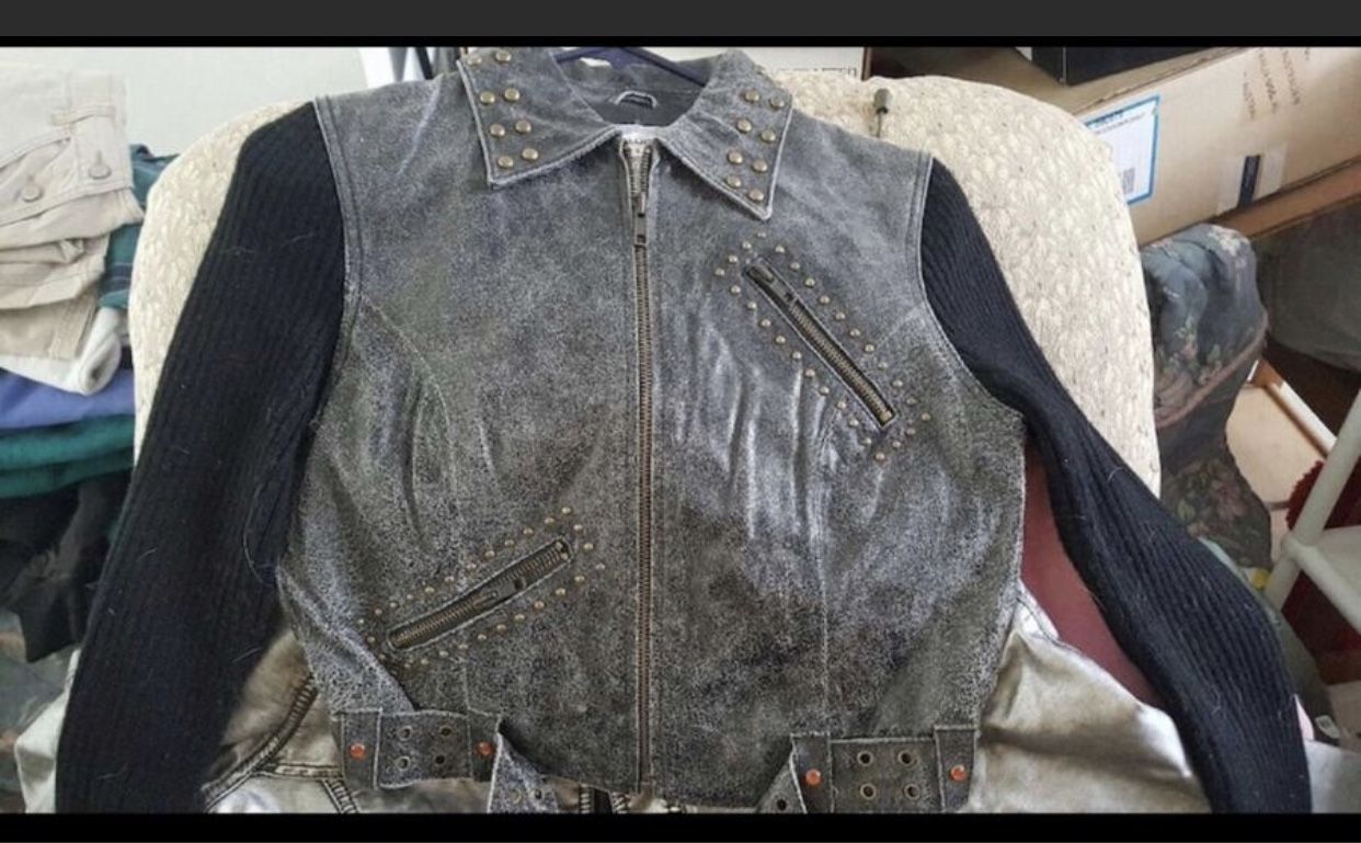 Leather jacket