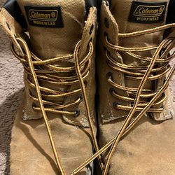 Men’s Coleman Work Boots Size 9.5