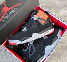 Brand new  Jordan retro 4 bred size 10 2019 270