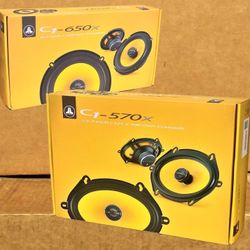 🚨 BLACK FRIDAY 🚨 JL Audio Evolution C1 Series Car Speakers 2-Set 6 1/2" & 5"x7" 2-Way Coaxial Speaker System 450 Watt Package 🚨No Credit Needed 🚨 