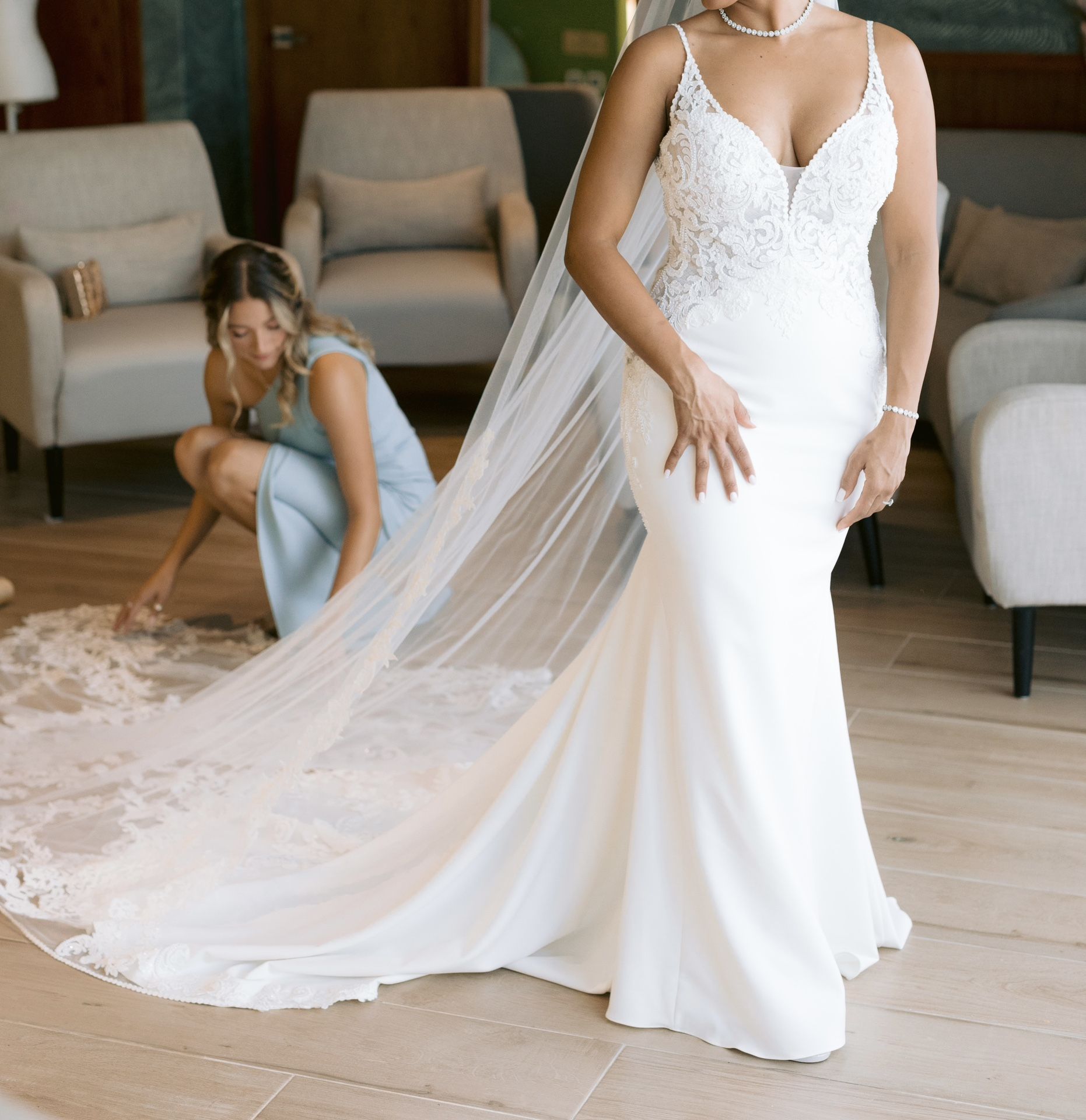 Wedding Dress size 8 (Designer Maggie Sotero)