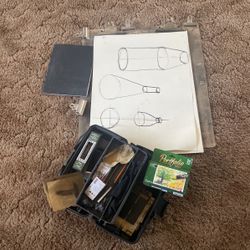 Art Clipboard Easel And Skeleton Art Piece