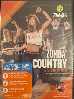 ZUMBA COUNTRY (DVD-2016) NEW!