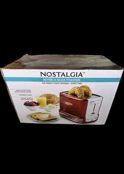 Nostalgia retro 2 slice toaster