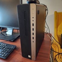 HP EliteDesk 800 G3 SFF dektop computer 
Intel core i7-6700U @ 3.40ghz
32GB RAM
240GB NVMe m.2 SSD
Win 11 Pro, Ethernet connection.  Microsoft office 