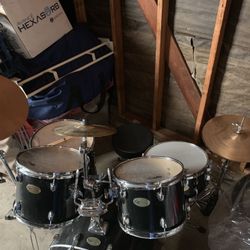Grove percussion drum set. Open For Trade In.