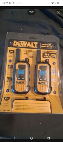 Dewalt DXFRS800 Series Handheld 2-way radio