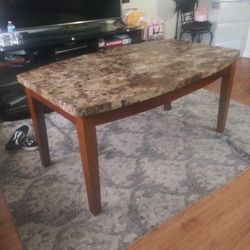 Mesa Marmol Madera