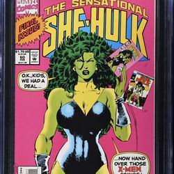 Sensational She-Hulk #60 - CGC 9.8 - White Pages - Marvel 1994
