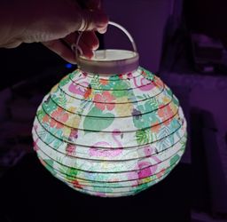 3 Never used AAA battery operated paper lanterns.