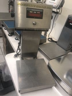 Stainless steel bench scales