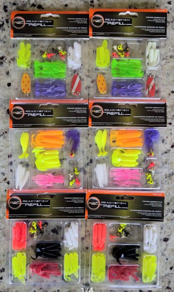 Ready2Fish Refill Fishing Lures - BRAND NEW