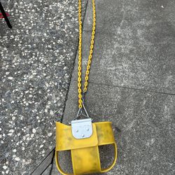 Baby Swing With Coated Chain