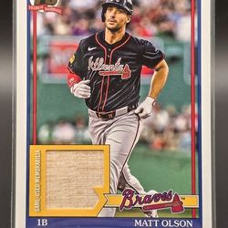 2026 Topps Series 1 - 1991 Topps Baseball Relics Matt Olson #91R-MO (MEM)
