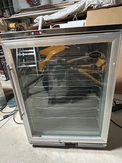 Mini Wine Fridge Vinotemp Stainless Steel