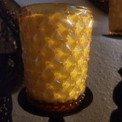 HOME DECOR 7 VELAS DE FRASCO AMARILLO Y GRANDES
