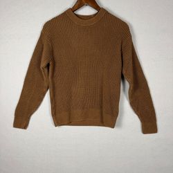 Abercrombie & Fitch XS Oversized Brown Sweater Knit