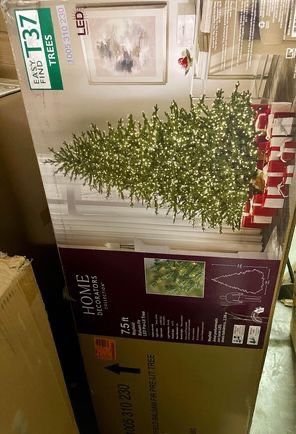 7.5 ft. Mayfield Balsam Fir LED Pre-Lit Artificial Christmas Tree 4000 Micro Dot