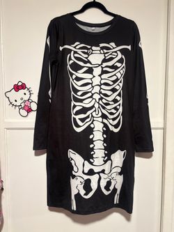 Women's Skeleton Print Long Sleeve